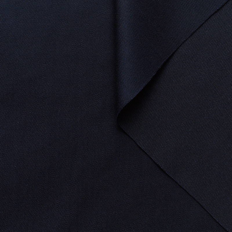 T22A01604 | Wool Tricotine Navy Blue