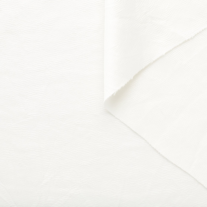 T22A02955 | Textured Twill Satin Lucent White