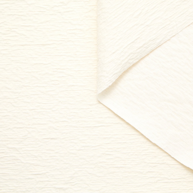 T24M10230 | Textured Silk & Cotton Snow White