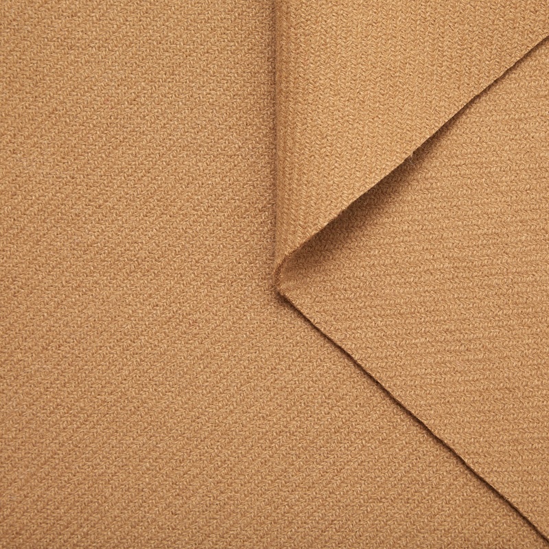 T24V07291 | Splittable Wool & Lama Coating Bone brown