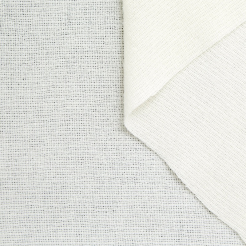 T24O11195 | Recycled Gauzy Wool & Cashmere GRS Blanc de Blanc