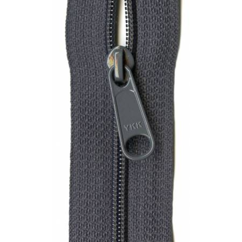 YKK 14" Zipper Charcoal Gray
