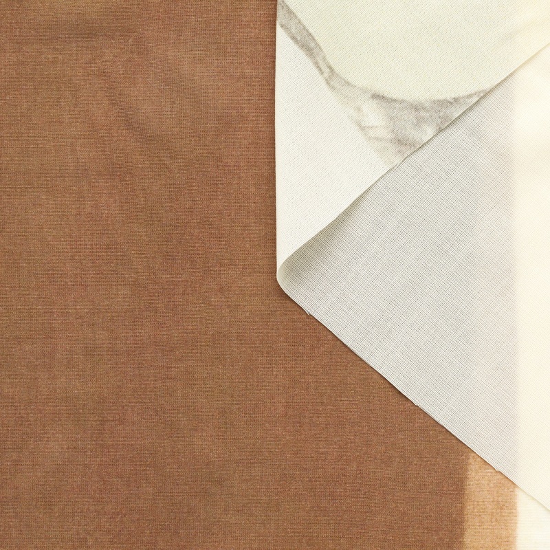 T22A01876 | Wool Strech Printed Panels Teak