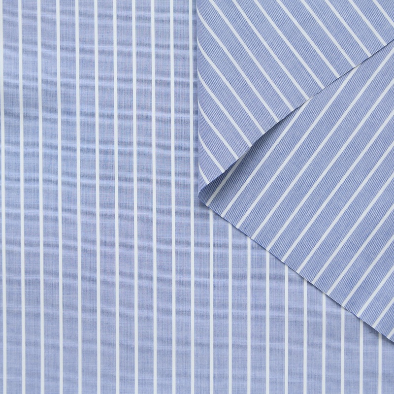 T25A14691 | Striped Cotton Chambray Lavender Lustre