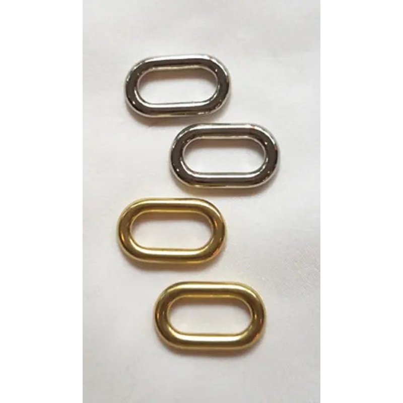 Rectangular Loops, 3/4 wide, solid brass, Sku 48643
