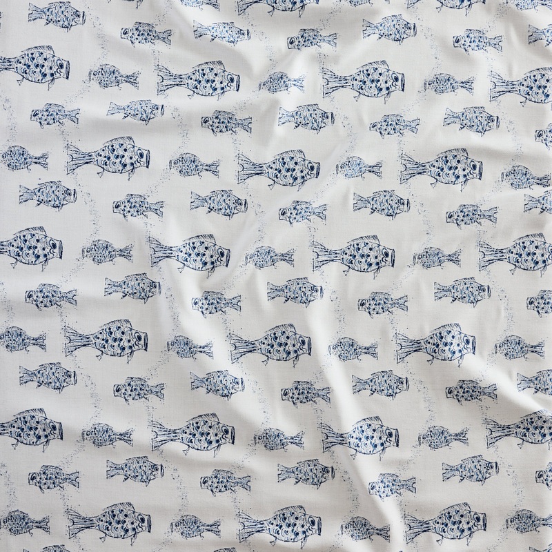 Sakana Indoor/Outdoor Fabric by Sunbrella Ocean