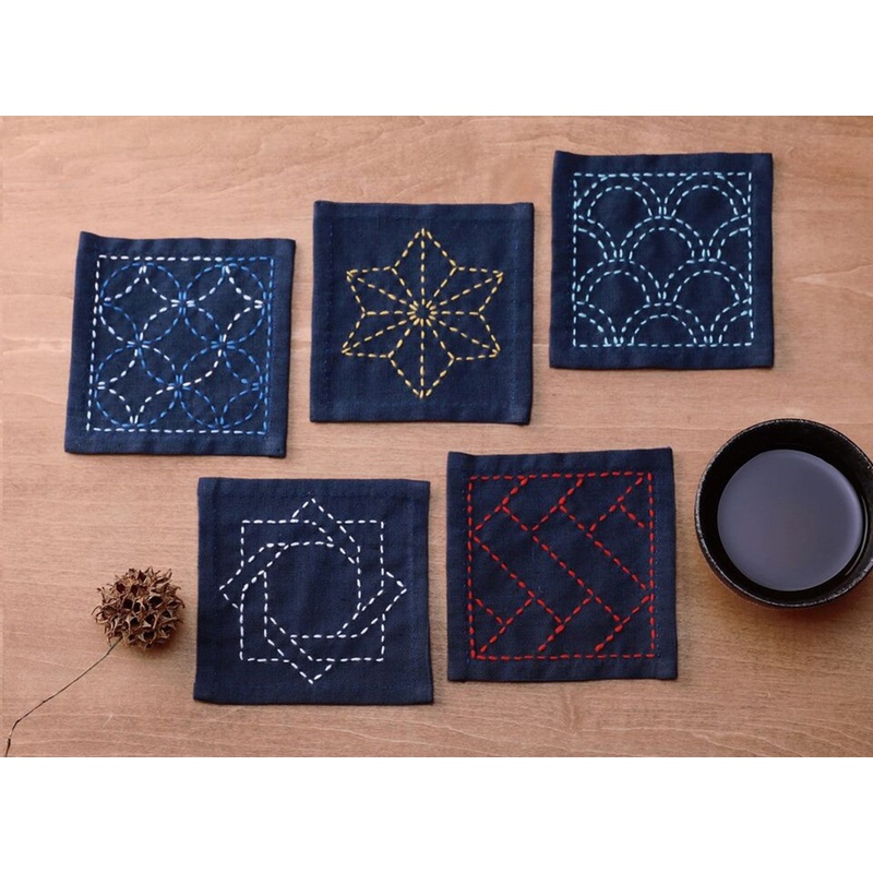 Sashiko Class Kit - Coasters