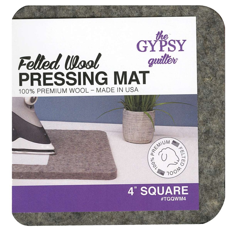 Wool Pressing Mat 4" x 4" From The Gypsy Quilter