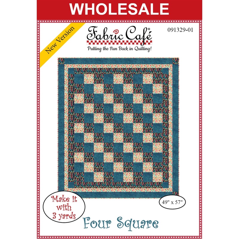 Four Square 3-Yard Quilt Pattern