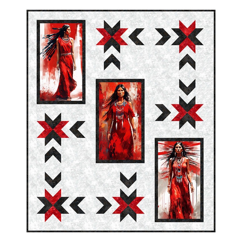Sacred Sisters Quilt Kit 55" x 65" Northcott - Sacred Sisters -Carmon's Quilt Shop.