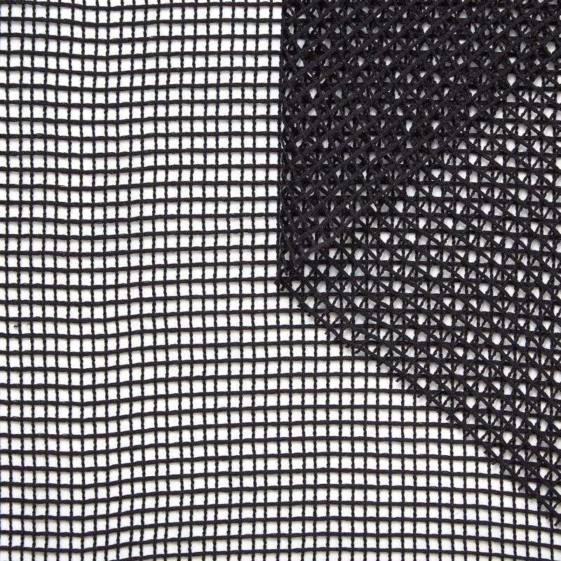 T24J06851 | Organic Cotton Extra Large Squared Gauze Black