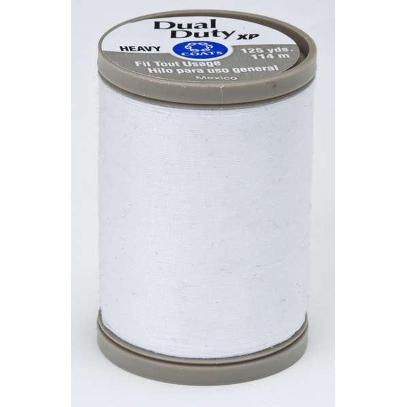 Dual Duty XP Heavy Thread size 40 125 yds White - S9500100