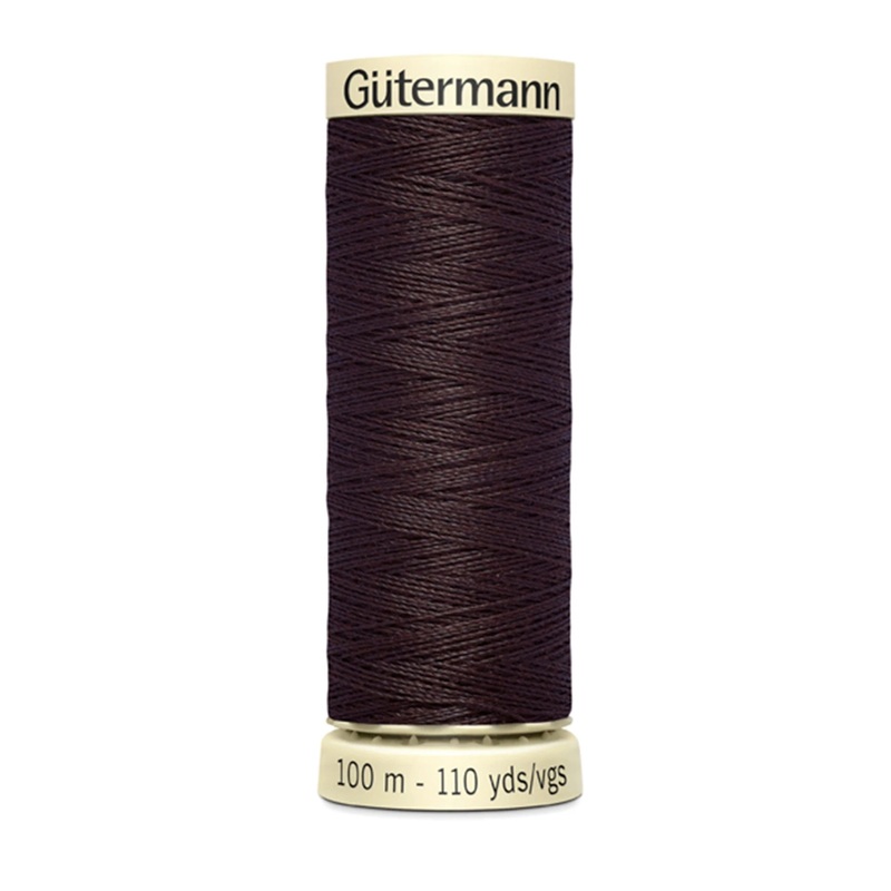 Gutermann 593 SEAL BROWN Sew-all Polyester All Purpose Thread 100m/110yds