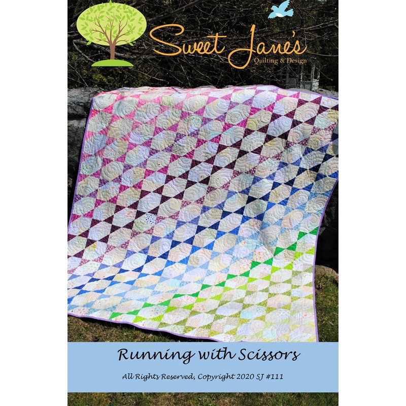 Running with Scissors SJ111, Paper pattern by Sweet Jane's Quilting and Design