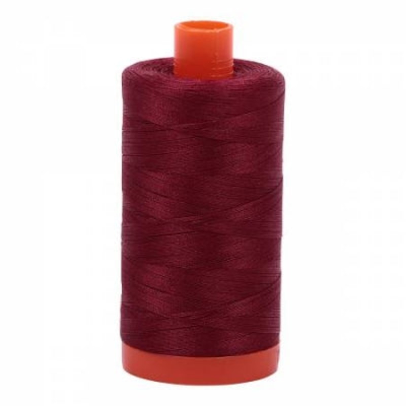Aurifil 50 Wt Dark Carmine Red a1050 2460