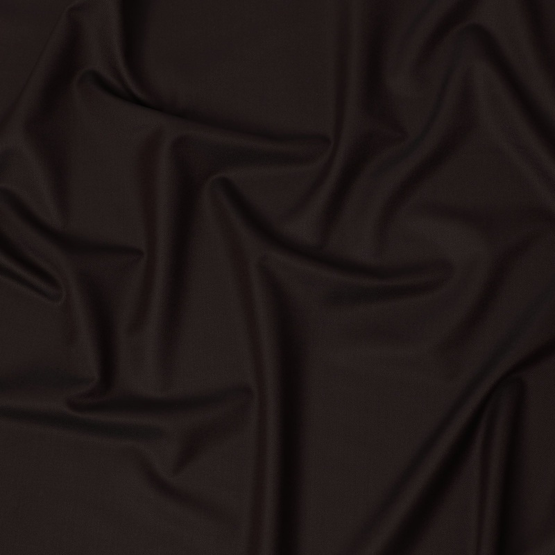 Dark Burgundy Premium Super 130s Italian All Wool Suiting Fabric, 150 cm Width, 3.75 Mtrs Cut, Made in Italy-D26765