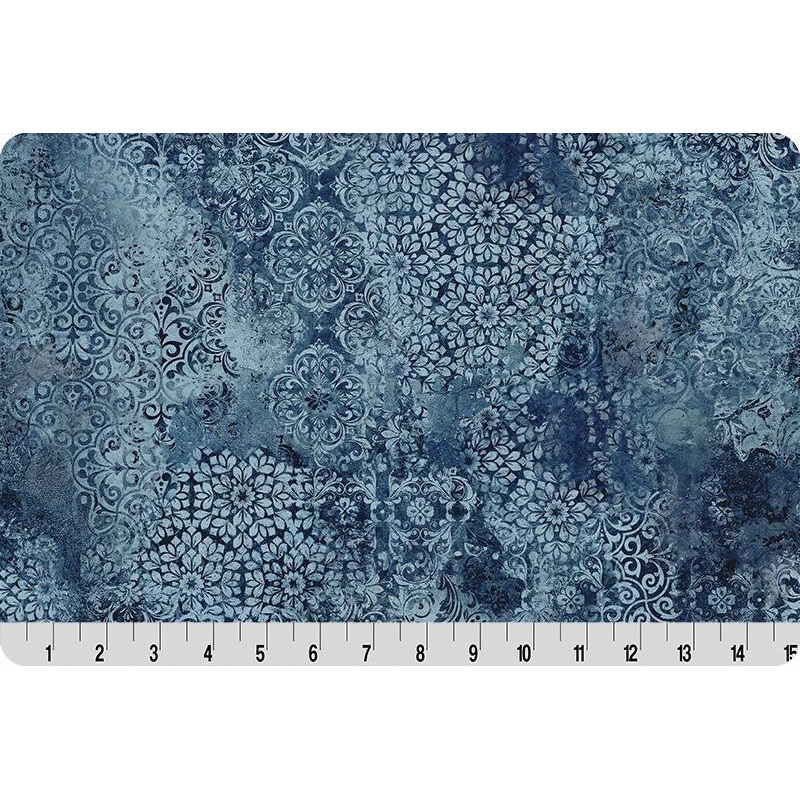Quilting Cuddle Barely Basics Stonewash - Dark Sea
