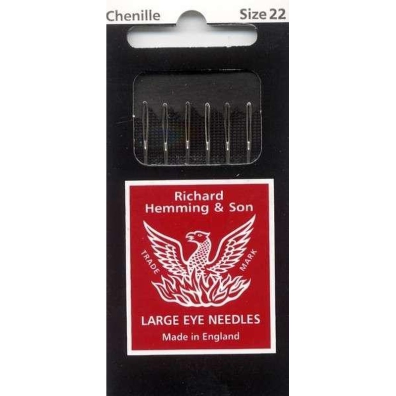 Richard Hemming Chenille Needle Size 22 6ct HW288-22
