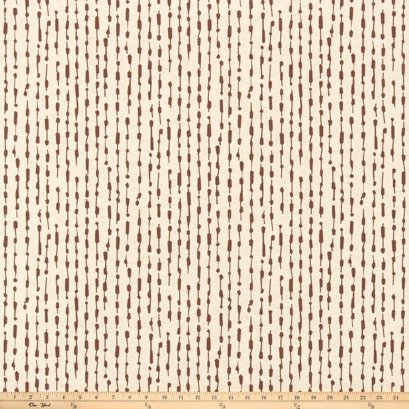 Ridge Carob Reed Fabric By Scott Living