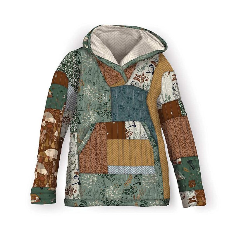 Riley Blake Designs Dancing Daisies Quilted Hoodie Pattern P191-DANCINGDAISIES