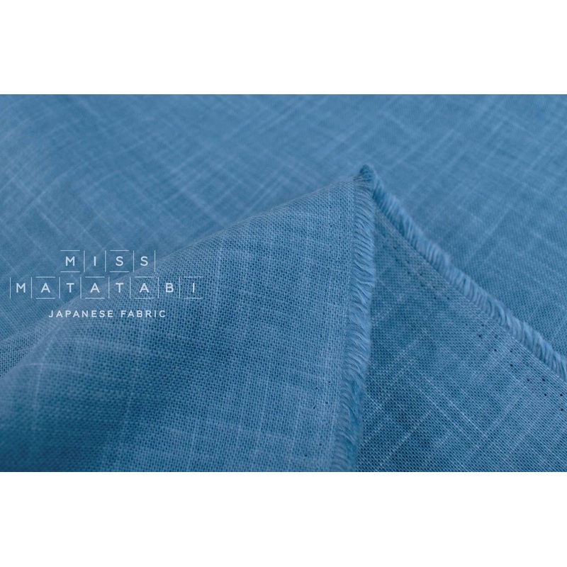 Shokunin Collection Hand-printed Solids - blue