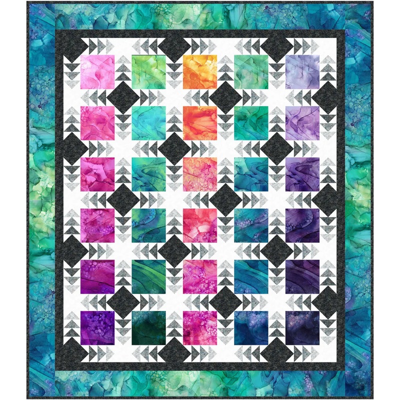 Vibrations Quilt Pattern by Bound To Be Quilting
