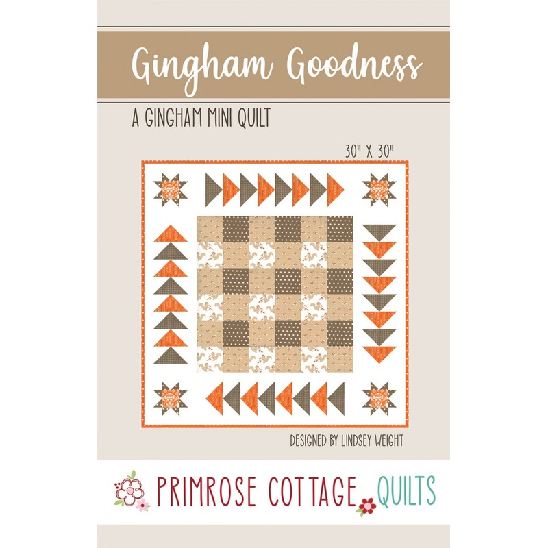 Gingham Goodness PCQ-024 quilting pattern by Primrose Cottage Quilts