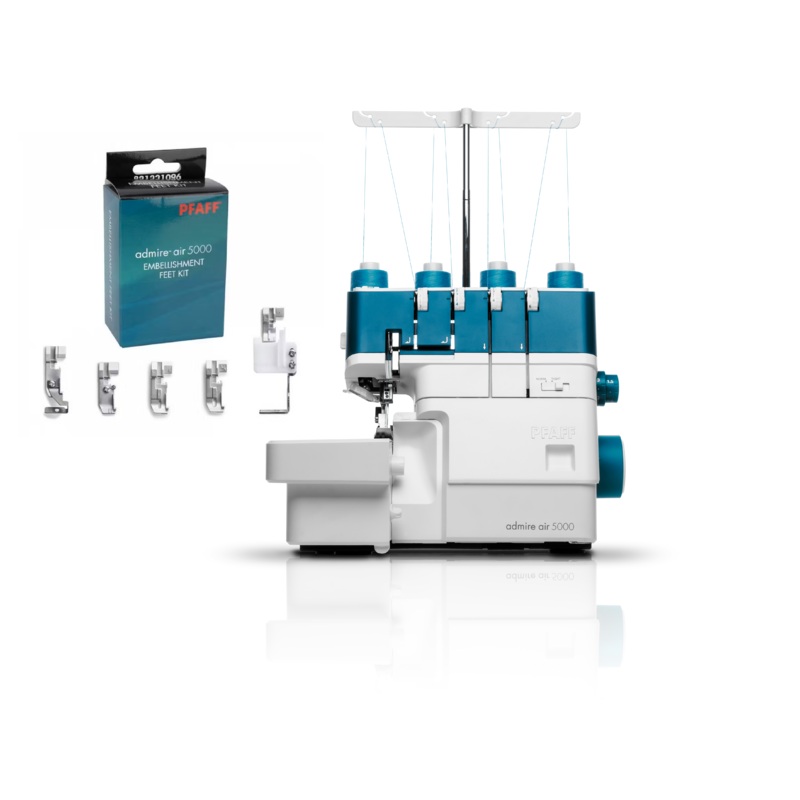 PFAFF admire air 5000 Air Threader OverLock Serger Machine