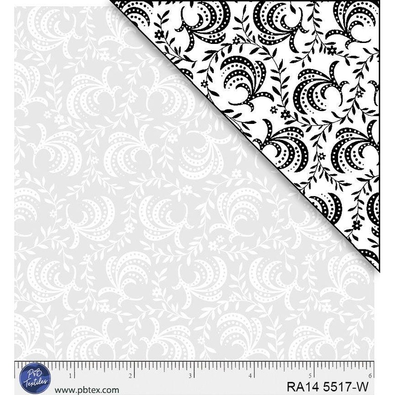 Ramblings 14-Fans White On White 05517-W