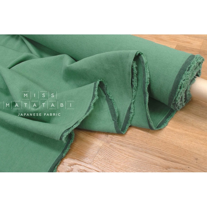 Shokunin Collection Azumadaki 47 Linen Wool Blend - green