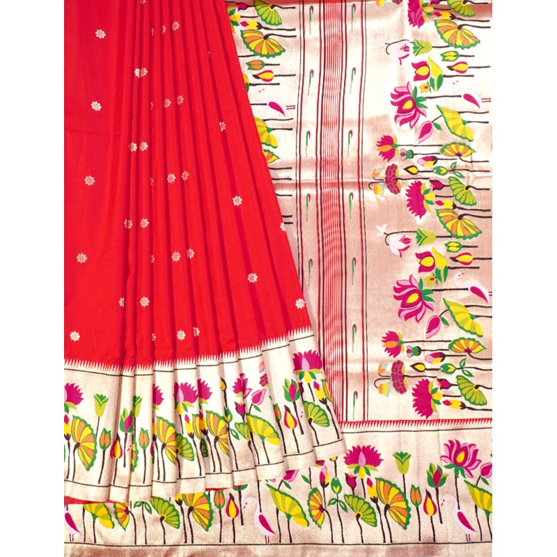 SEMI PAITHANI SAREE-SPS75
