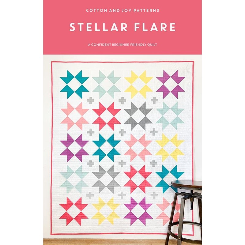 Stellar Flare Pattern Printed Pattern Only CJ 114 by Fran of Cotton + Joy
