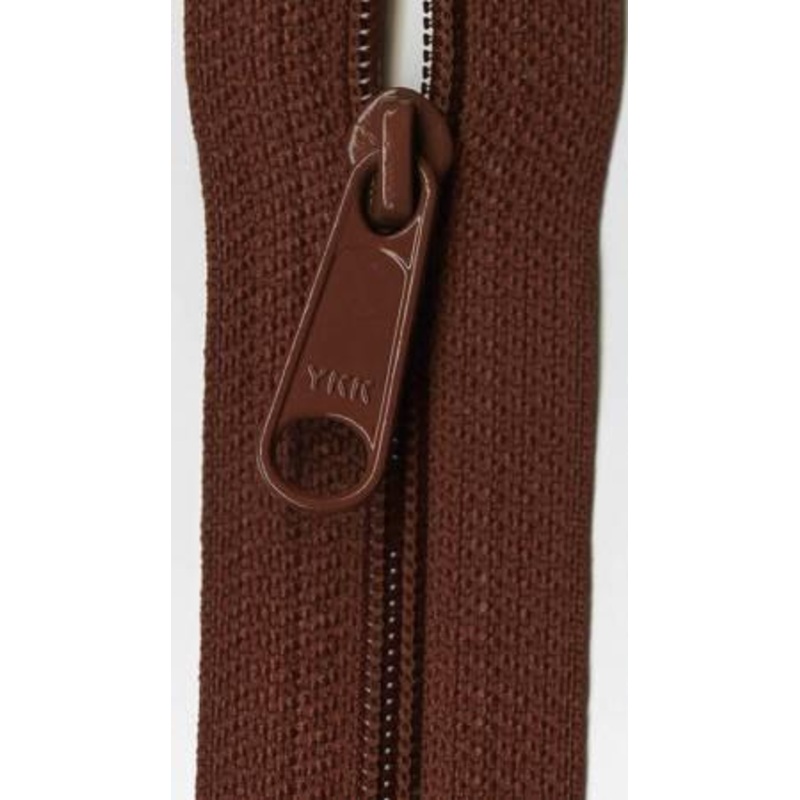 Ziplon Closed Bottom Zipper 9" - Dark Rust - 04-09236