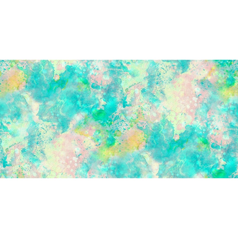 Raindrops Texture-Aqua-Oasis Fabrics-By The Yard