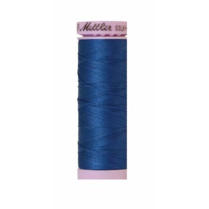 Silk-Finish Snorkel Blue 50wt 150M Solid Cotton Thread - 9105-0697