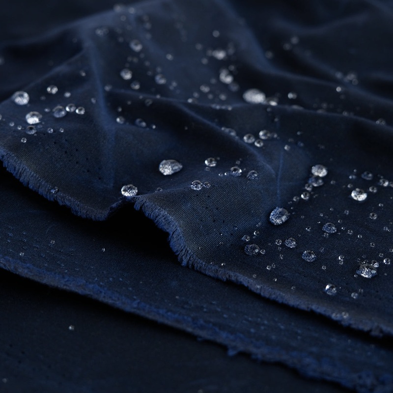 Waxed Cotton Canvas - Navy