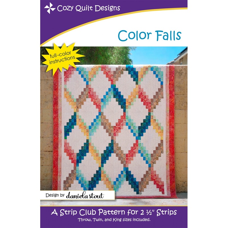 Color Falls Quilt Pattern by Cozy Quilt Designs