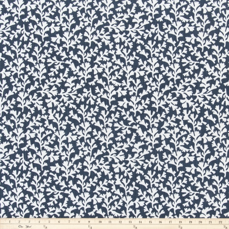 Sea Tumble Italian Denim Slub Canvas Fabric By Premier Prints