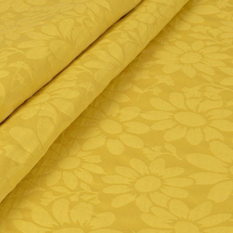 Yellow Floral Jacquard 2874