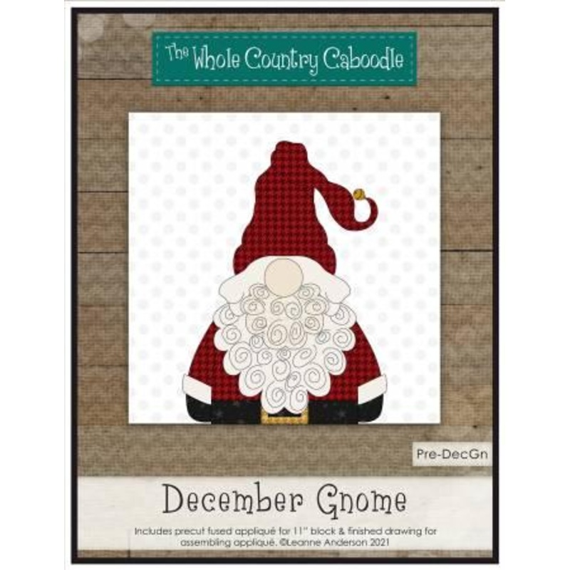 December Gnome Precut Fused Applique Pack
