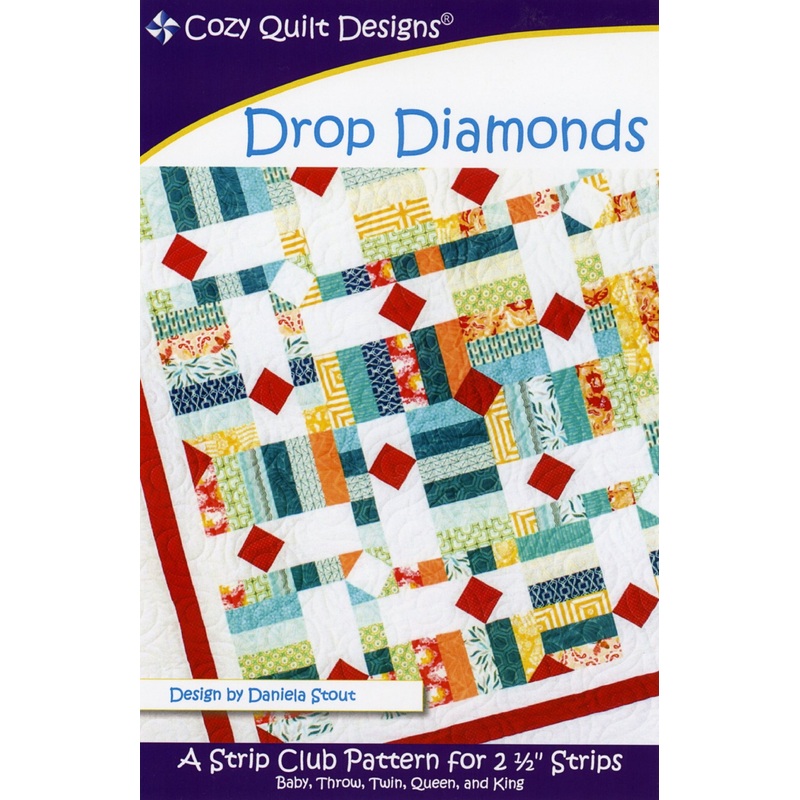 Drop Diamonds Pattern by Cozy Quilt Designs