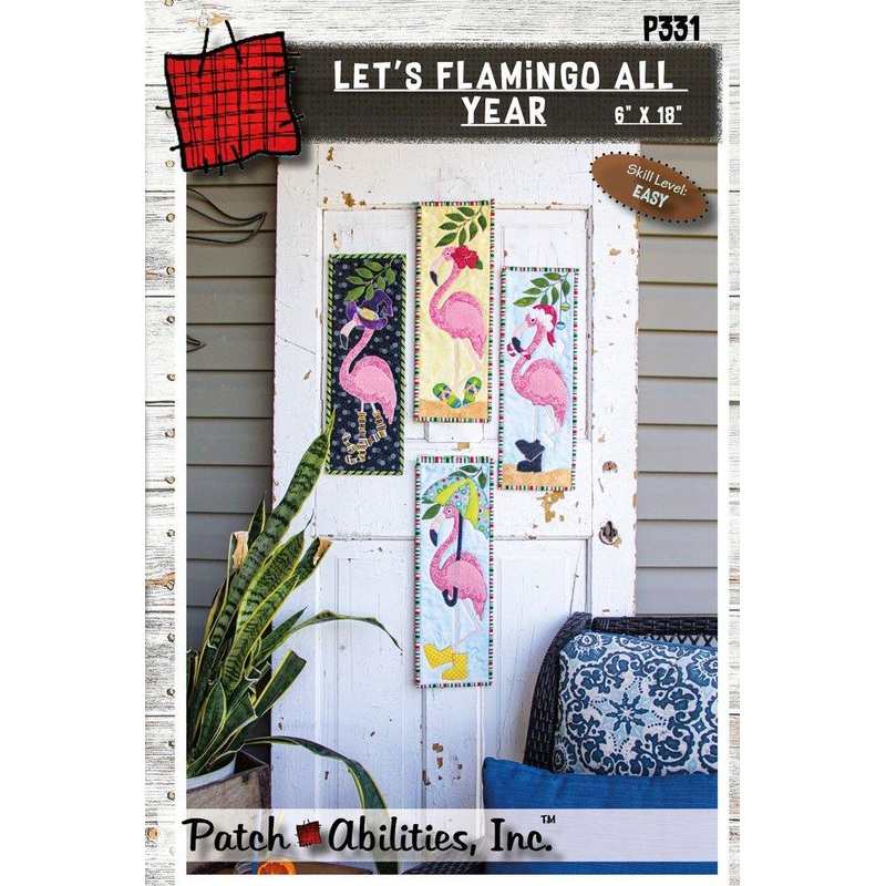 Patchabilities P331 Let's Flamingo All year