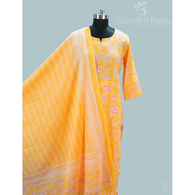 READYMADE DRESS SET(3PC)-KDS1151