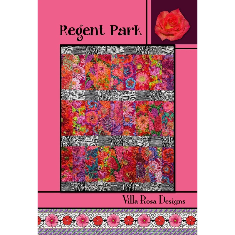 Regent Park Printed Pattern Only - From Villa Rosa Designs 54 in x 70 in