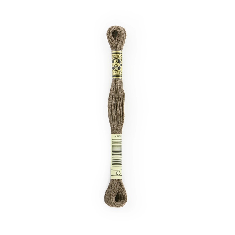 DMC 08 Dark Driftwood 6 Strand Embroidery Floss DMC #117UA-08