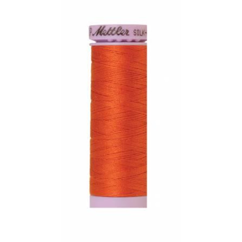 Silk-Finish Mandarin Orange 50wt 150M Solid Cotton Thread - 9105-6255