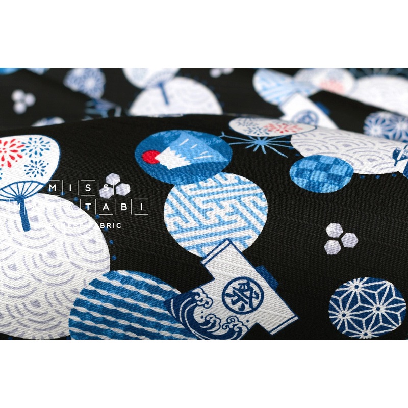 Summer in Japan Slub Cotton - D