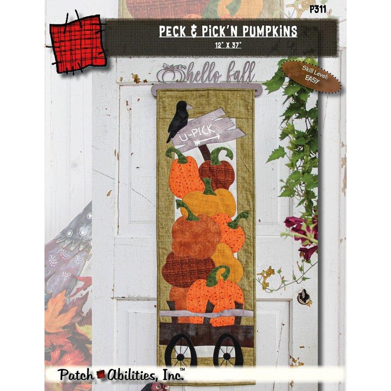P311 Peck & Pickinn Pumpkins Pattern and Hello Fall Hanger