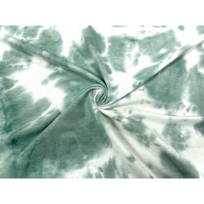 Tie-Dyed French Terry #99 Cotton Polyester Spandex Stretch Apparel Fabric Medium Weight Soft 58"-60" Wide By The Yard