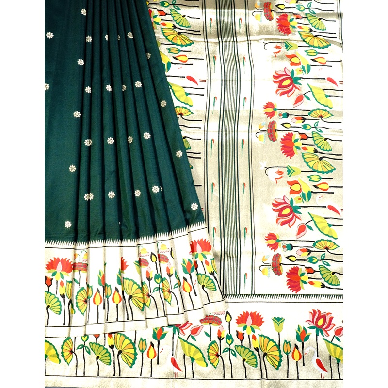 SEMI PAITHANI SAREE-SPS79